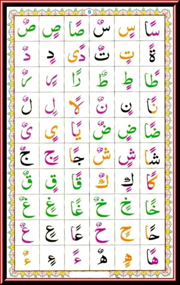 Noorani Qaida — Arabic word reading with Damma